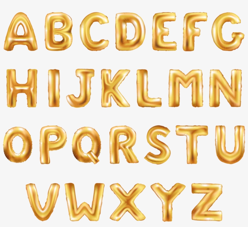 Balloon Letter Stock Photography Word - Balloons Letters Free Vector, transparent png