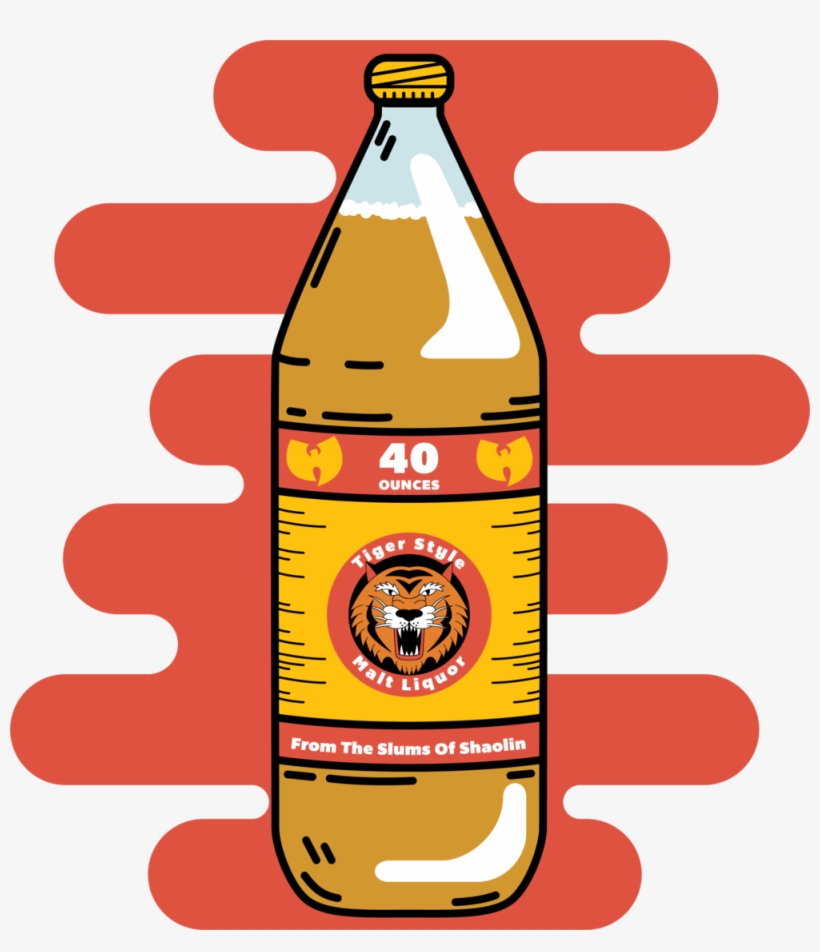 Tiger Style 40oz, transparent png