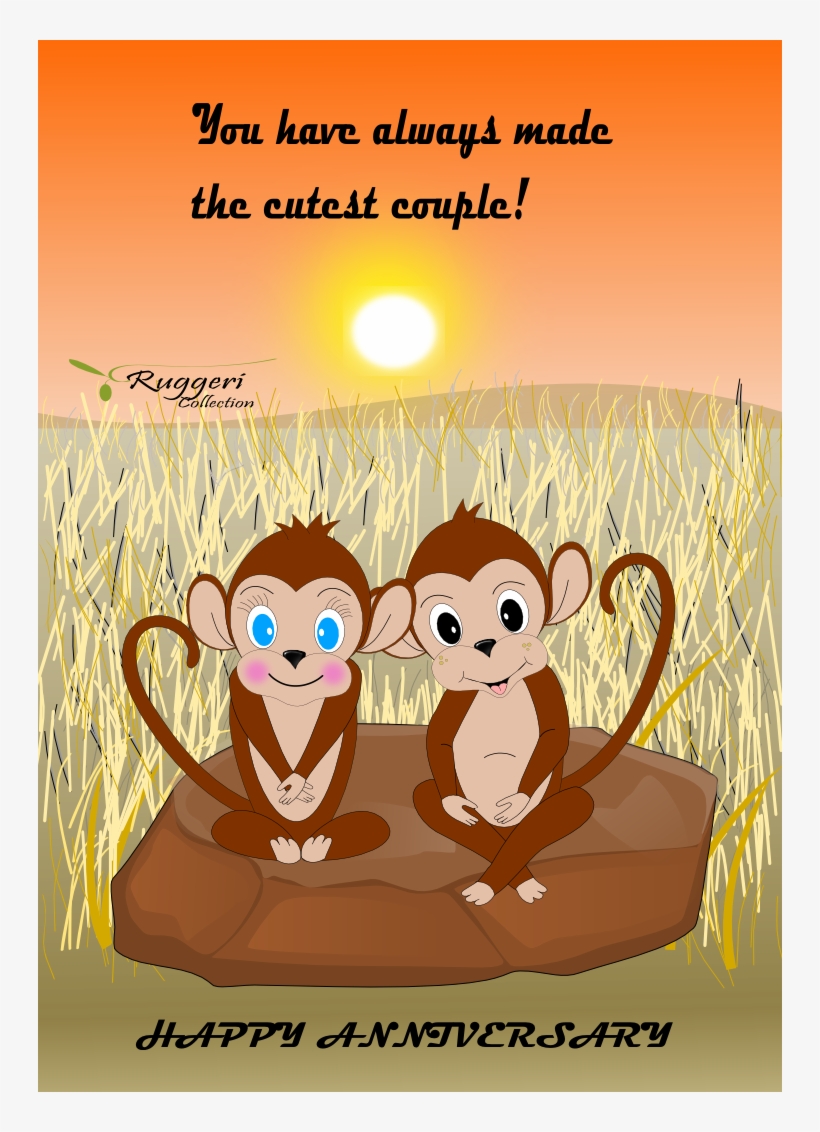 Cute Couple Anniversary Click Image To Enlarge, What - Cartoon, transparent png