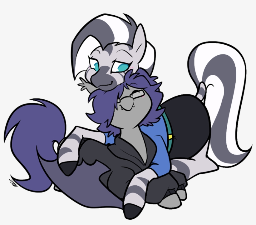 Egophiliac, Bat Pony, Clothes, Couple, Cuddling, Cute, - Cartoon, transparent png