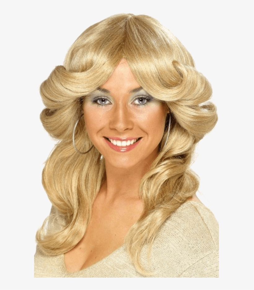 70s Wig, transparent png