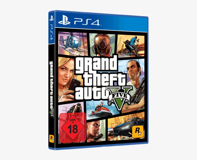 Grand Theft Auto V - 2k Games Grand Theft Auto V Ps4, transparent png