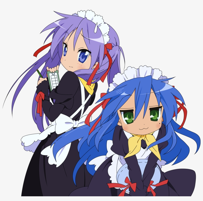 Resized To 21% Of Original Loading Hiiragi Kagami And - Cat Maid Cafe Anime, transparent png
