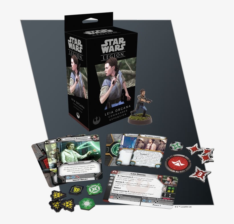 A Former Imperial Senator, Leia Organa Knows How Lead - Star Wars Legion Expansion, transparent png