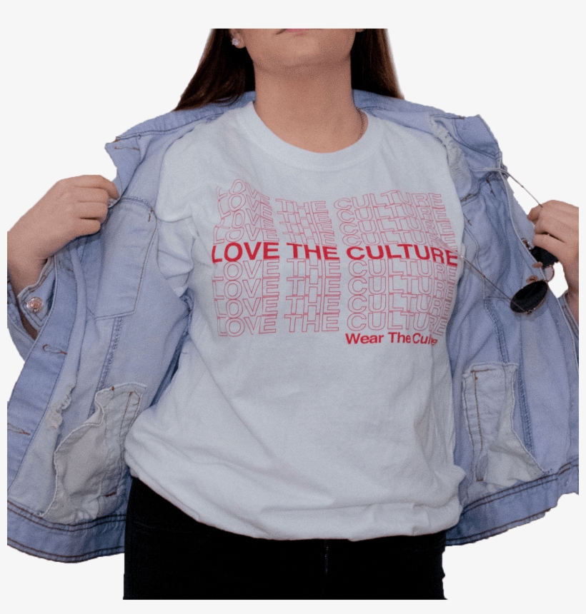 Love The Culture 'shopping Bag' T-shirt - Shopping Bag, transparent png