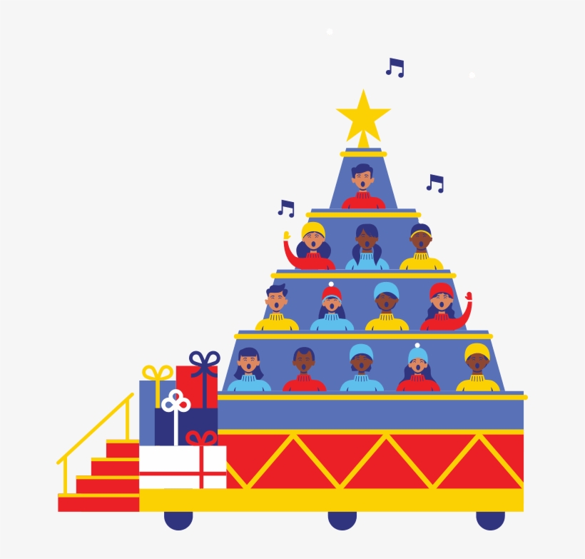 Macy's Thanksgiving Day Parade - Macy's 2018 Singing Christmas Tree, transparent png