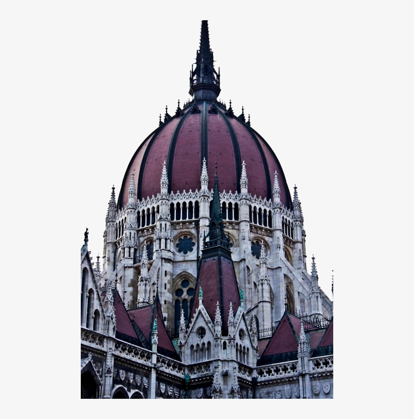 Gothic Architecture With Flying Buttresses - Hungarian Parliament Building, transparent png