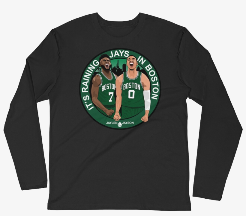 It's Raining Jays In Boston Long Sleeve Fitted Crew - Unisex Banjo Tree Thermal (organic/rpet Blend), transparent png