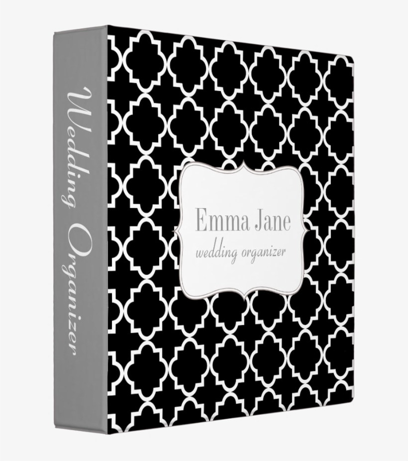 Personalized Quatrefoil Pattern - Paper, transparent png