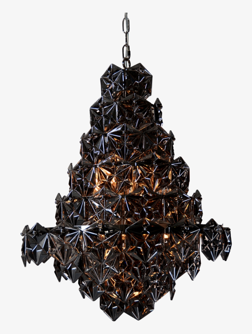Glamour Black Chandelier, Black Glass Ceiling Lamp - Moe's Home Collection Swan Pendant Lamp | Pendant Lights, transparent png