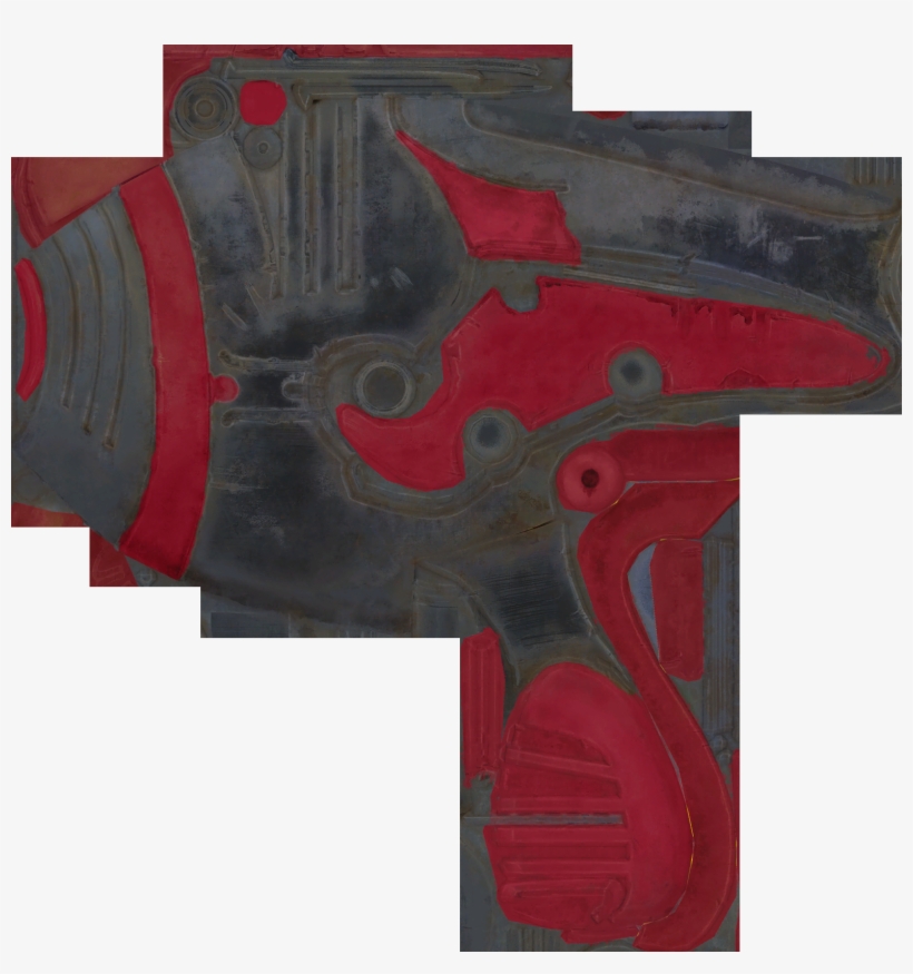 Red Alienblaster Texture For Fo4 - Red, transparent png