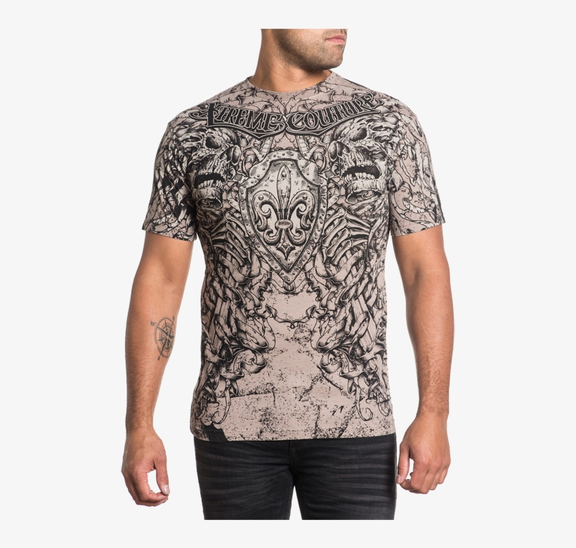 Футболка Xtreme Couture Alexander The Great By Affliction - T-shirt, transparent png