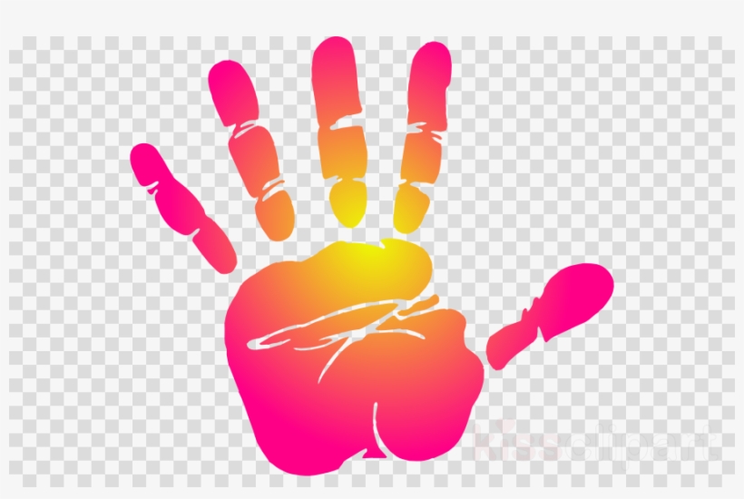 Hand Print Clip Art Clipart Clip Art - Hand Clipart Transparent Background, transparent png