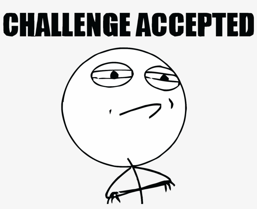 Marcus Vinicius Dia Renders Memes, Renders Variadas - Challenge Accepted Png, transparent png