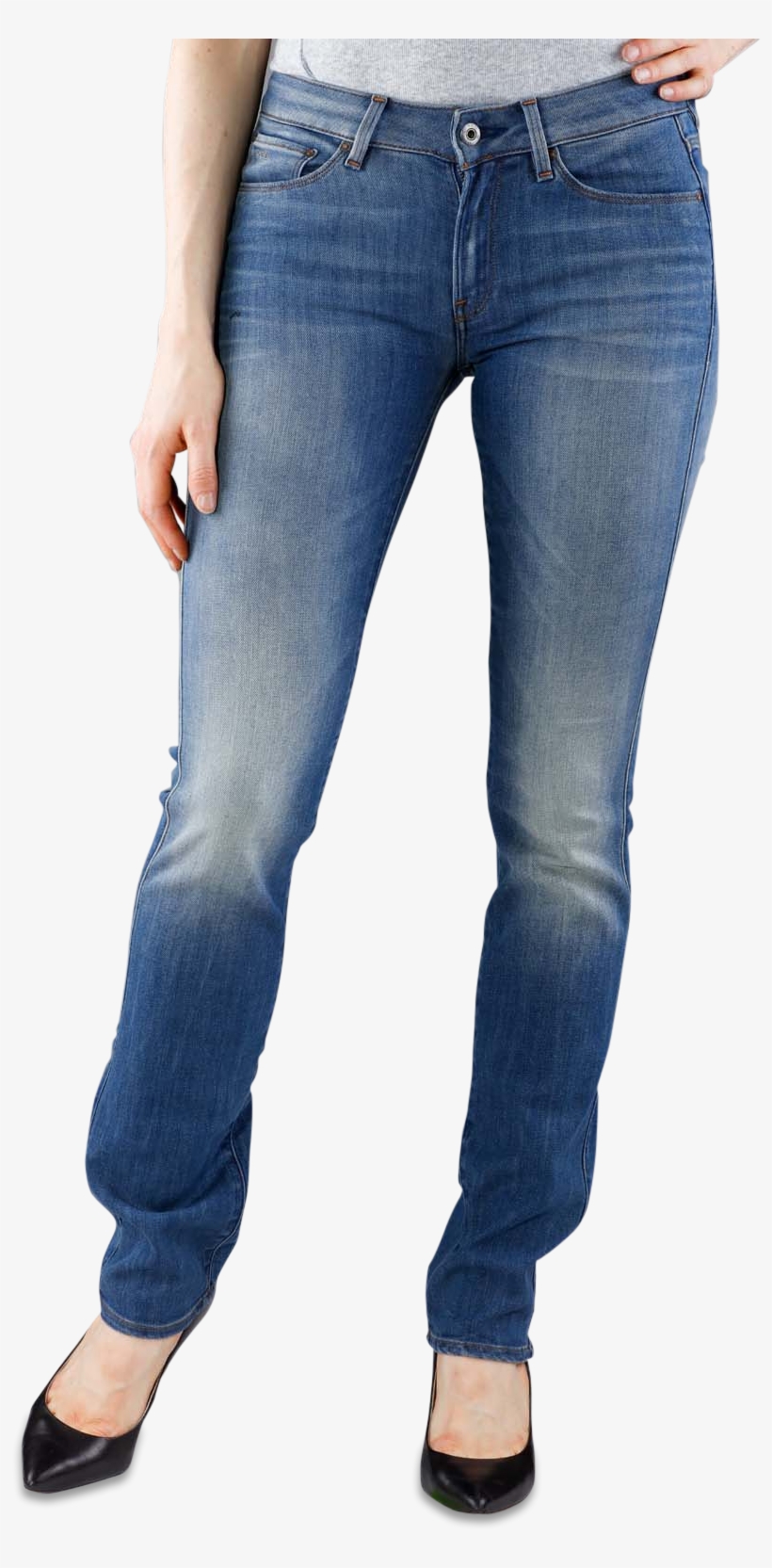 G-star 3301 Contour High Straight Jeans Medium Aged - Find Dc3375s High Waist Jeans, Blue (light Wash), W28/l32, transparent png