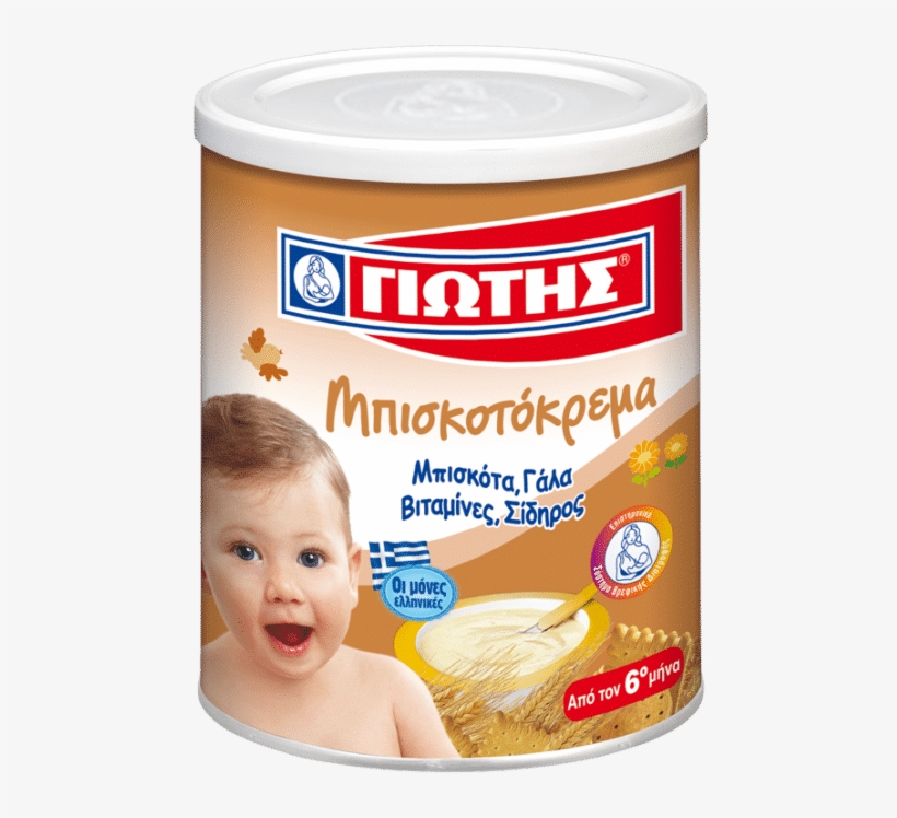 Jotis / Noynoy Biscuit Cream / Κρέμα Παιδική Με Μπισκότα - Κρεμα Γιωτησ Για Μωρα, transparent png