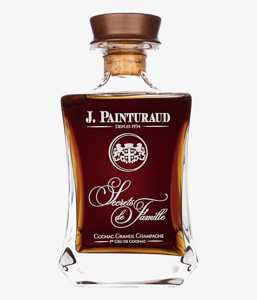 "secrets De Famille" Cognac In Cristal Carafe - Glass Bottle, transparent png