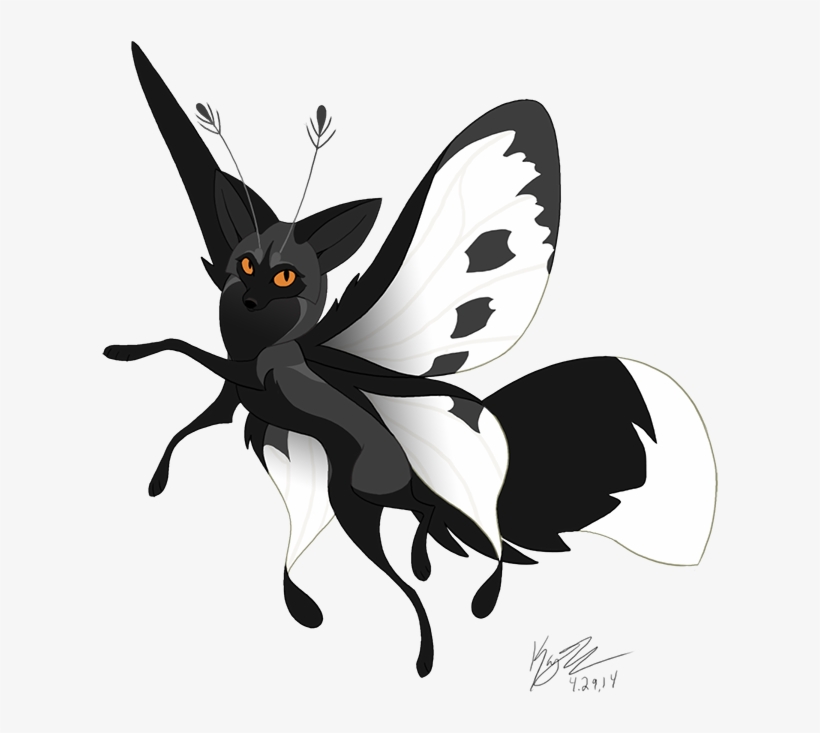 Silver Fox Flutterfox, transparent png