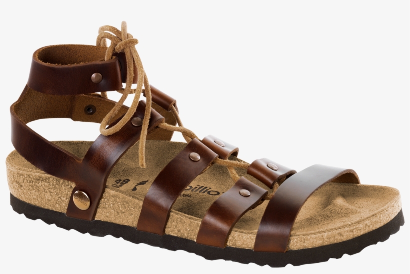 Papillio Cleo Cognac Leather By Birkenstock - Sandal, transparent png
