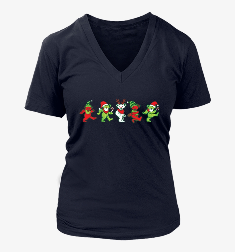 Grateful Dead Jingle Jerry Bears Greeting Christmas - Grinch Shirts, transparent png