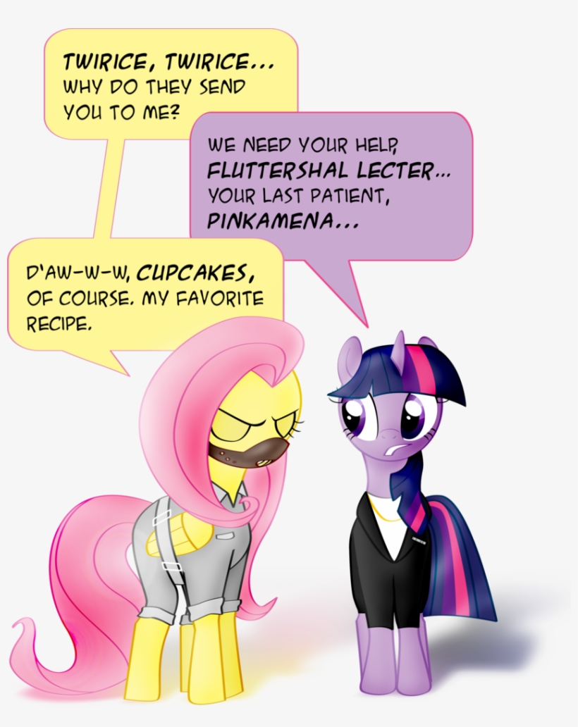 Artist Fanfic Cupcakes Fluttershy Gag Png Hannibal - Silence Of The Lambs Crossover, transparent png
