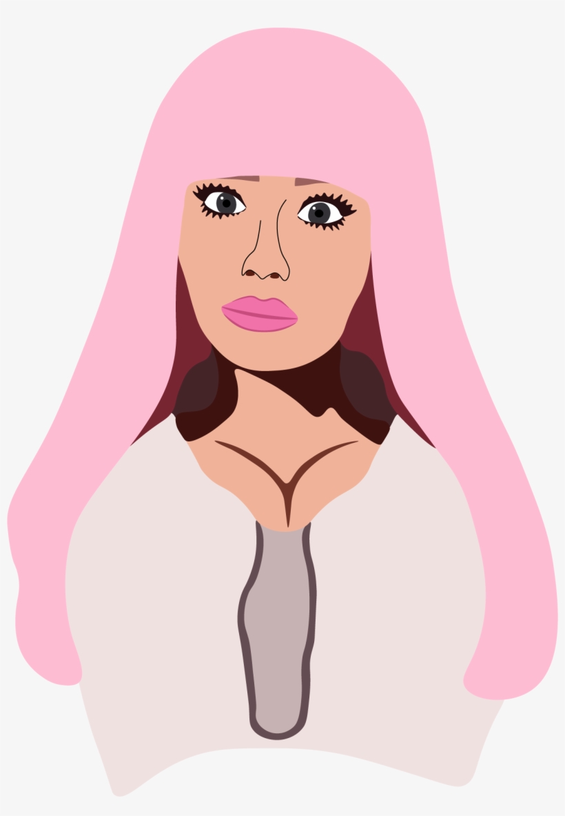 Nicki Minaj - Illustration, transparent png