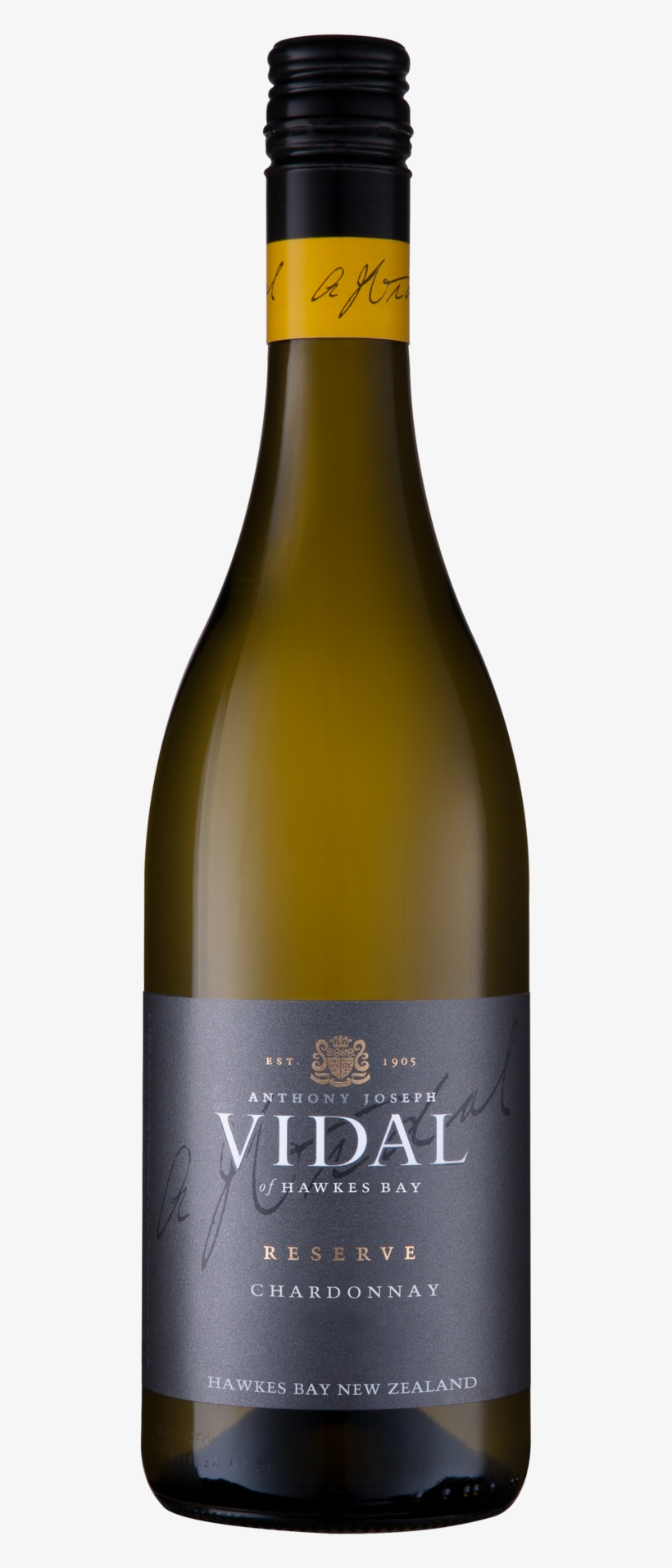 Vidal Reserve Wines - Vidal Reserve Hawkes Bay Chardonnay, transparent png