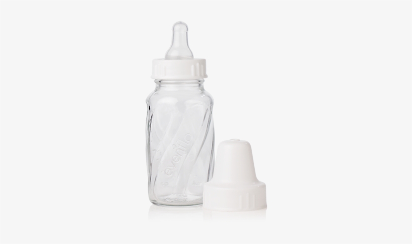 Classic Glass Bottle 4oz 1pk 01png - Evenflo Classic Glass Bottle 4 Oz, transparent png