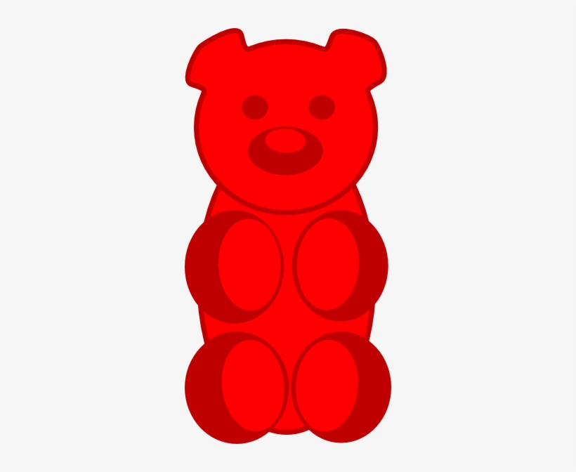 Freeuse Stock D Bear Clipart - Gummy Bear Cartoon Drawing, transparent png