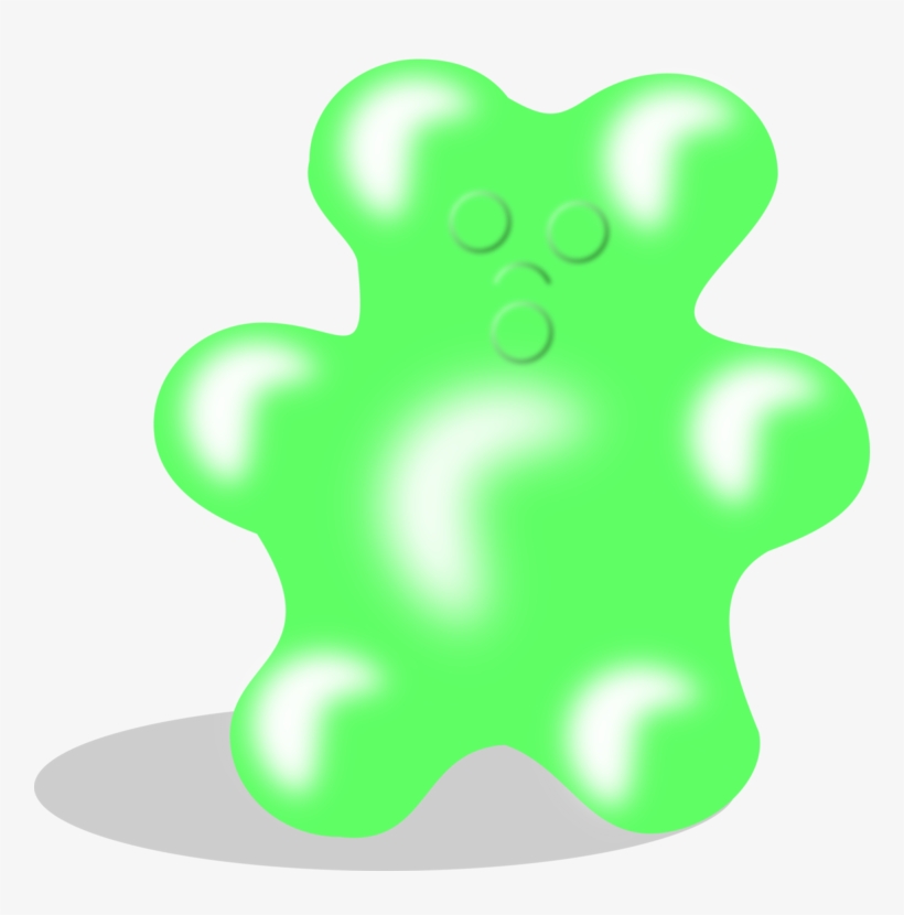 Gummy Bear Gummi Candy Chewing Gum Shark - Gummy Bear, transparent png