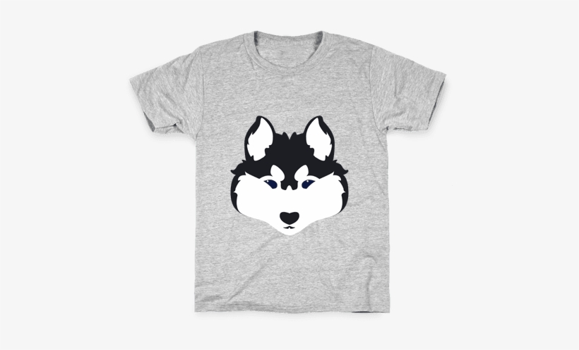 Siberian Husky Face Kids T-shirt - Architecture Tee Shirts, transparent png