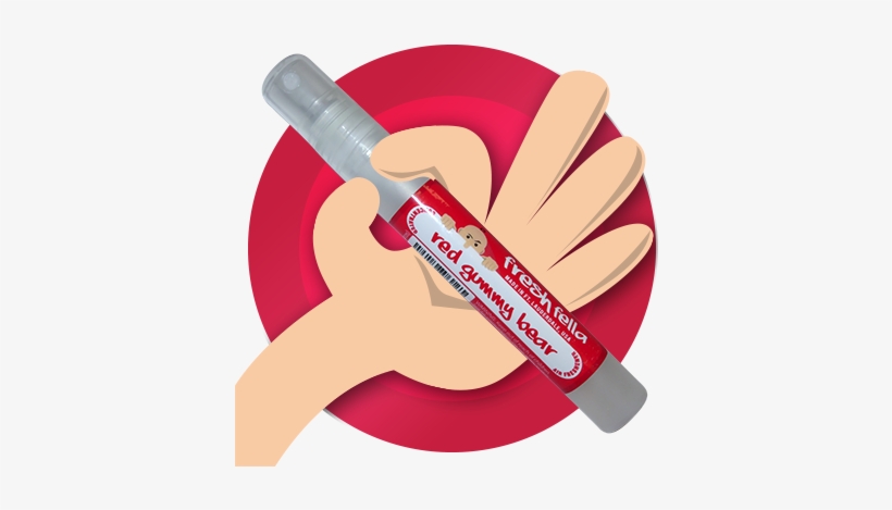 Red Gummy Bear Sprays - Icing, transparent png