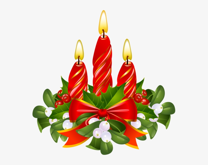 Christmas Candle Images - Christmas Candle Clipart, transparent png