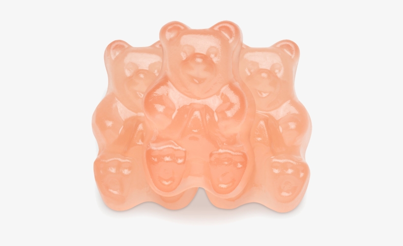 Pink Grapefruit Gummi Bears - Champagne Gummy Bears Bulk, transparent png