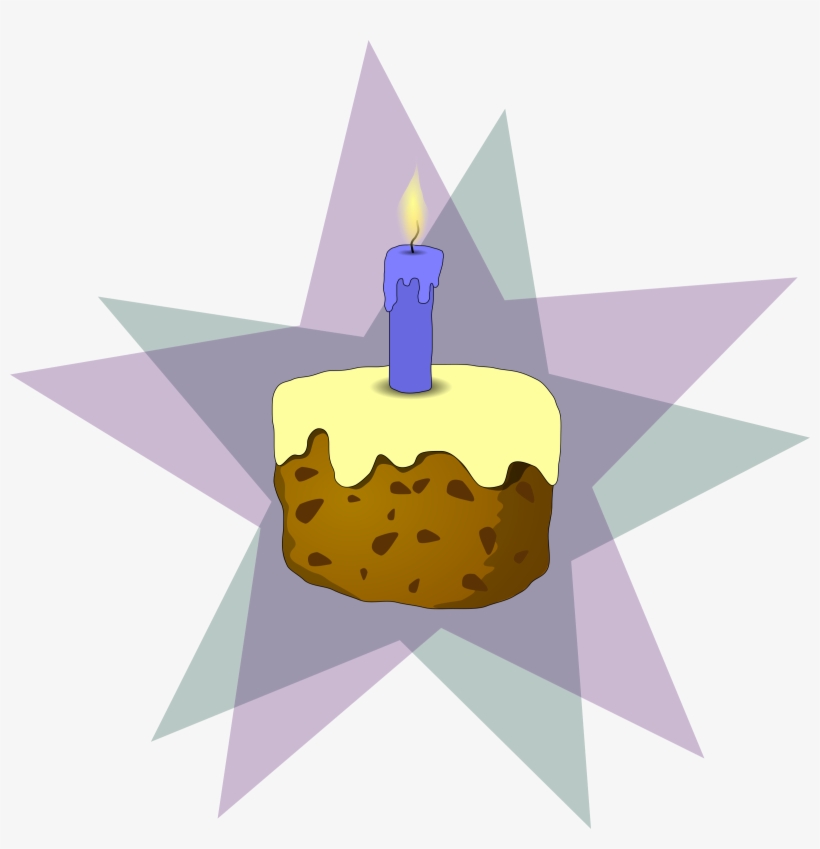 Cake And Candle Png Clip Arts, transparent png