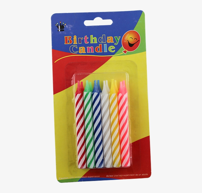 Wholesale Spiral Colorful Happy Birthday Stick Candle - Birthday, transparent png