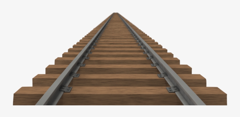 The Myth Of High Speed Rail - Railroad Tracks Clip Art, transparent png