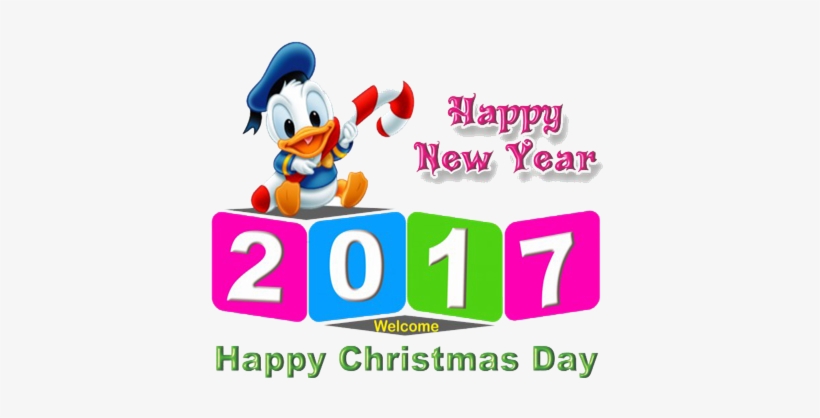 New Year 2017 Png - Happy New Year Christmas Day, transparent png
