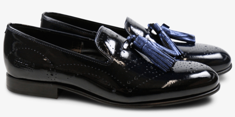 Loafers Mila 10 Patent Oriental Nappa Aztek Night Sky - Slip-on Shoe, transparent png