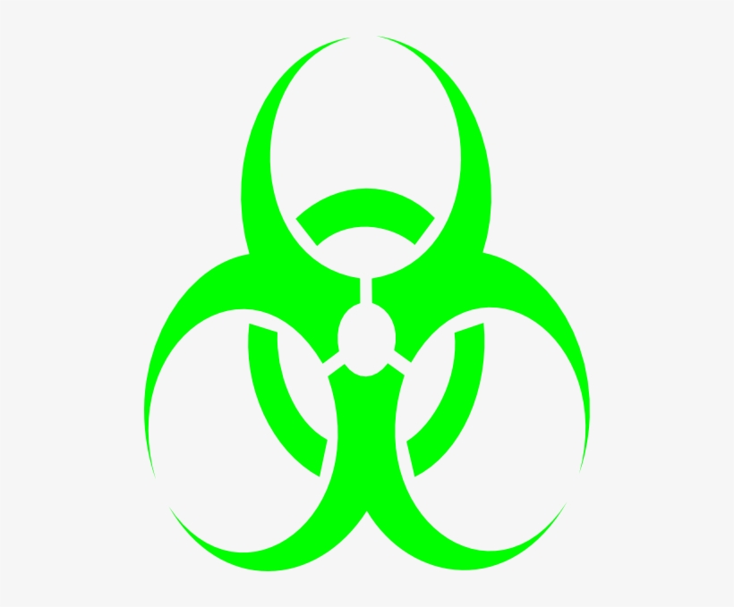 Biohazard Clipart Transparent - Green Biohazard Symbol Png, transparent png