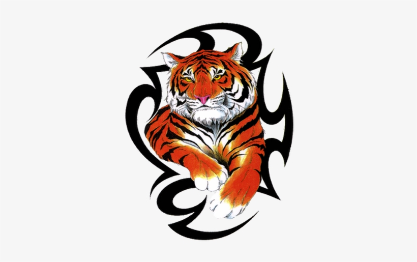 Glitter Tattoos Glitter Tattoos - Tribal Tiger Tattoo, transparent png