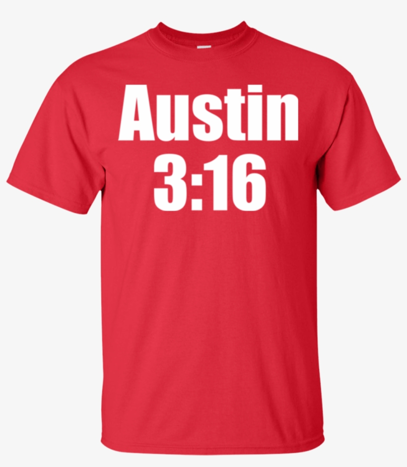 16 T-shirt Stone Cold King Of The Ring - Nike Air Force 1 Red Shirt, transparent png