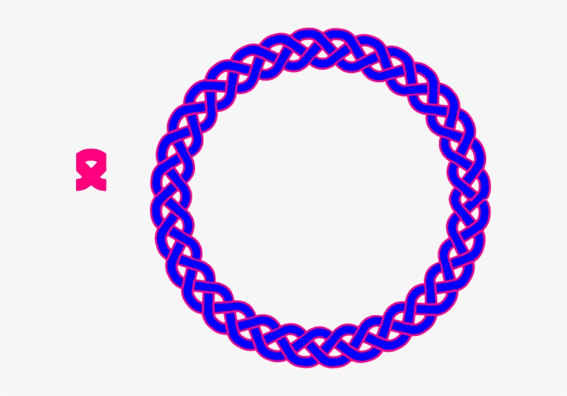 Blue & Pink Celtic Knot Svg Clip Arts 600 X 493 Px, transparent png
