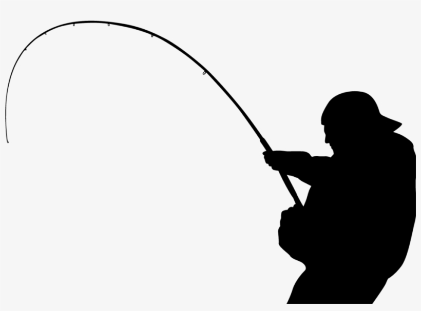 Download Fishing Pole Silhouette At Getdrawings Fishing Rod Png 932x645 Png Download Pngkit