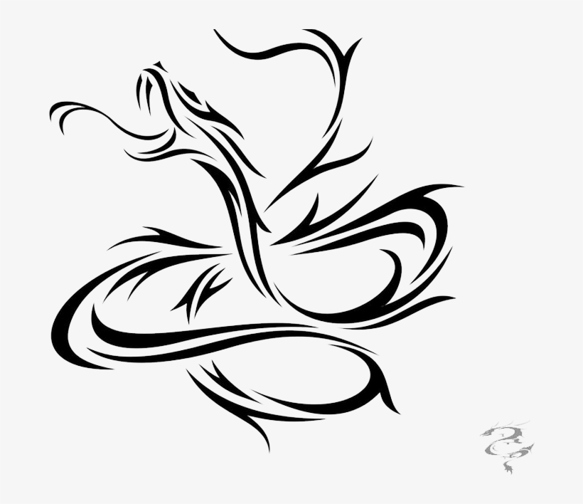 Cool Snake Tribal Tattoo, transparent png