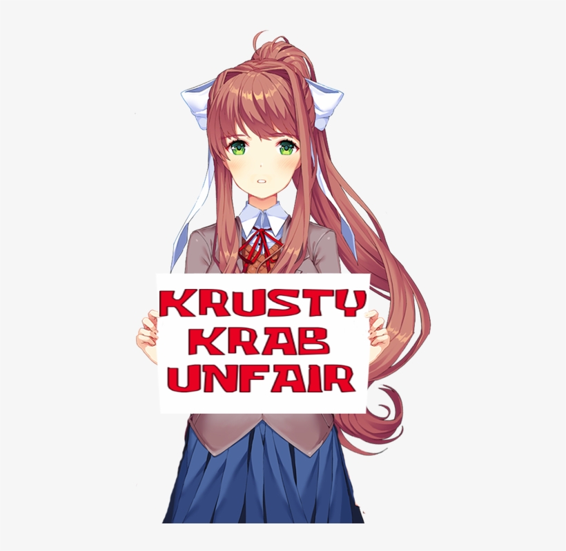 Funthe - Doki Doki Literature Club Monika, transparent png