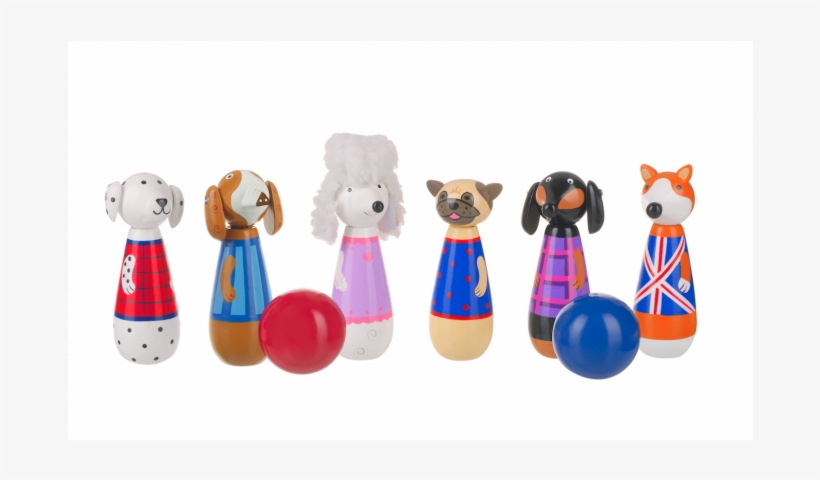 Puppy Love Skittles - Orange Tree Toys Puppy Love Wooden Skittles, transparent png