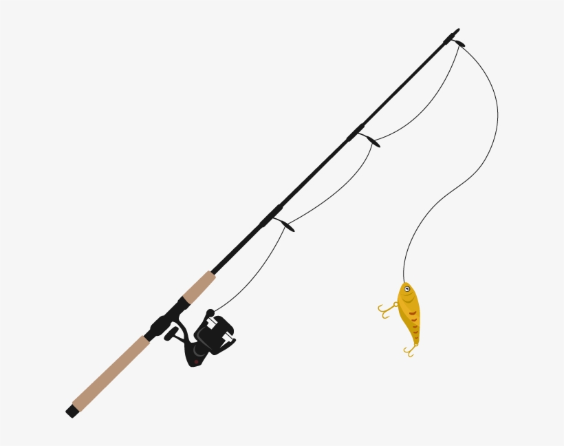 Fishing Rod Fishing Line Clip Art - Fisherman's Journal: Fisherman's Journal / Logbook, transparent png