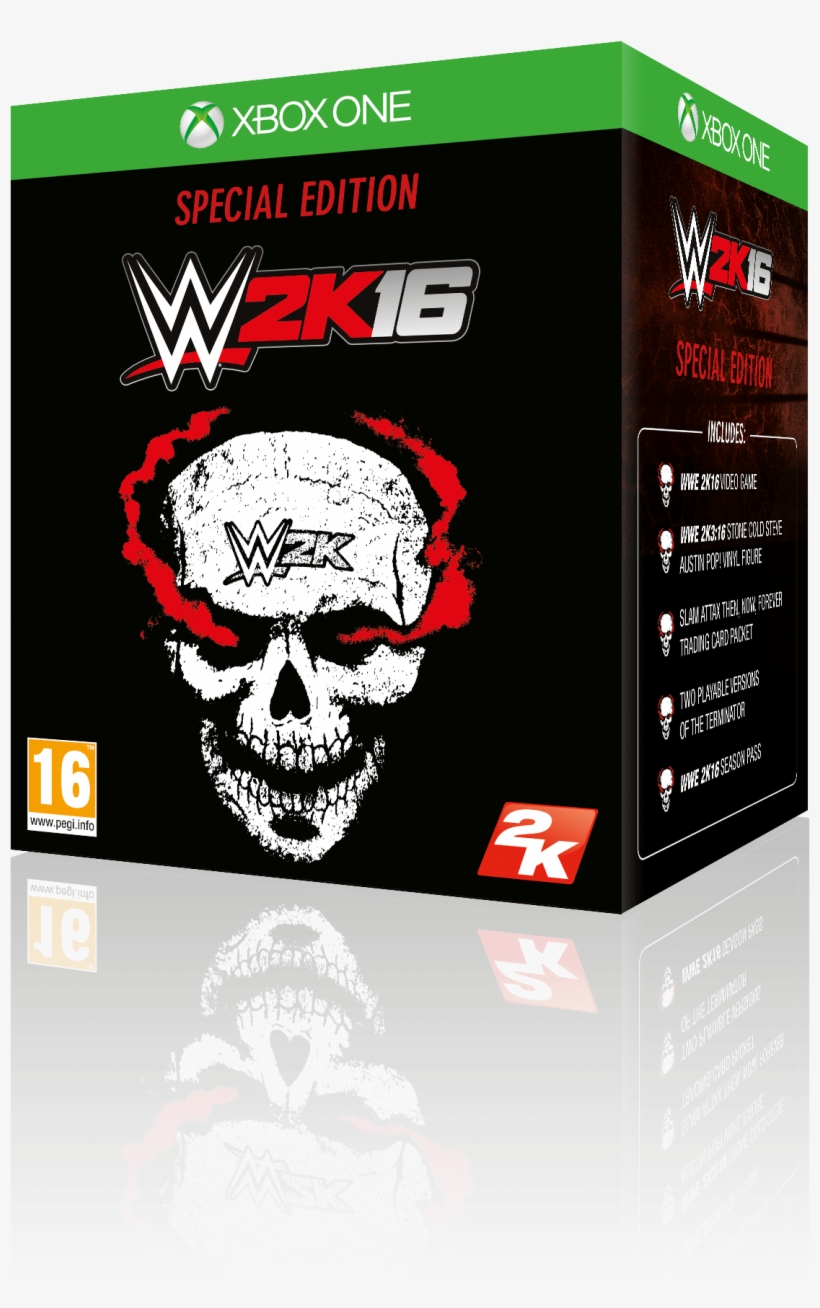 Wwe 2k16 Xb1 Game Se Box 3d Eng - 2k Games Wwe 2k16 Ps4 Game, transparent png
