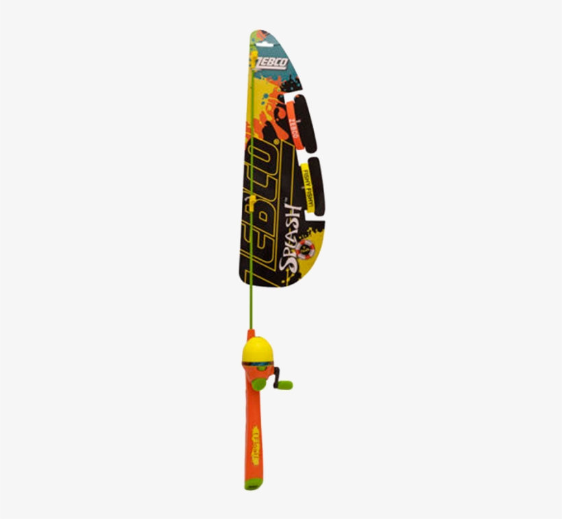 Zebco Kids Splash Floating Fishing Pole - Zebco Youth Splash Combo With Plug, transparent png